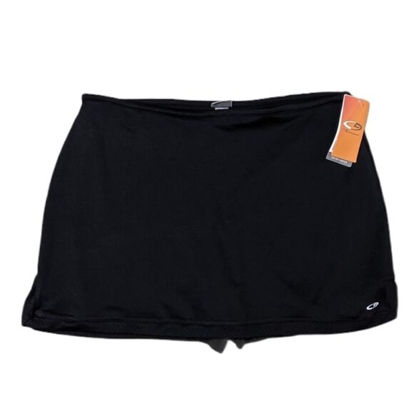 NWT C9 CHAMPION Black Athletic Skort Tennis Skirt L - Picture 1 of 5